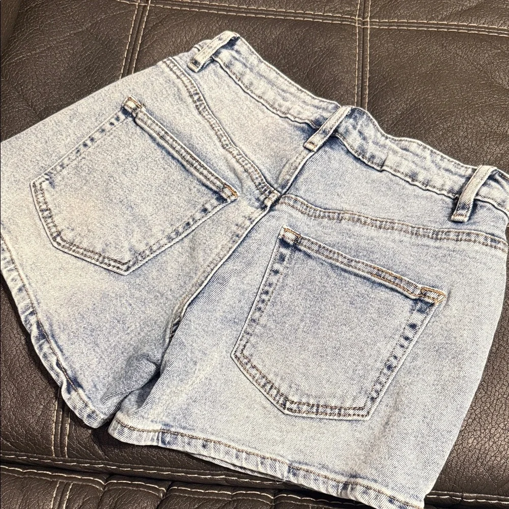Light Wash Denim Women's Shorts